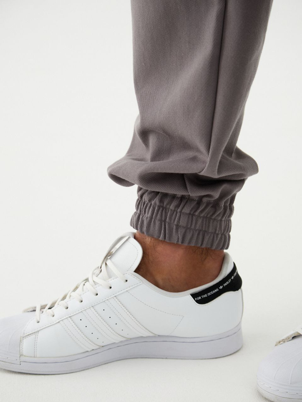 Джоггеры карго хлопковые. Серые