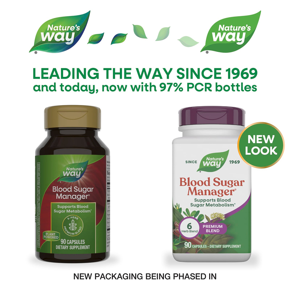 Nature's Way, Blood Sugar Management®, 90 капсул