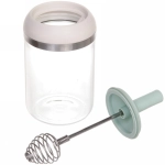 Банка стеклянная «O'lala» с венчиком 7,6*16,4см