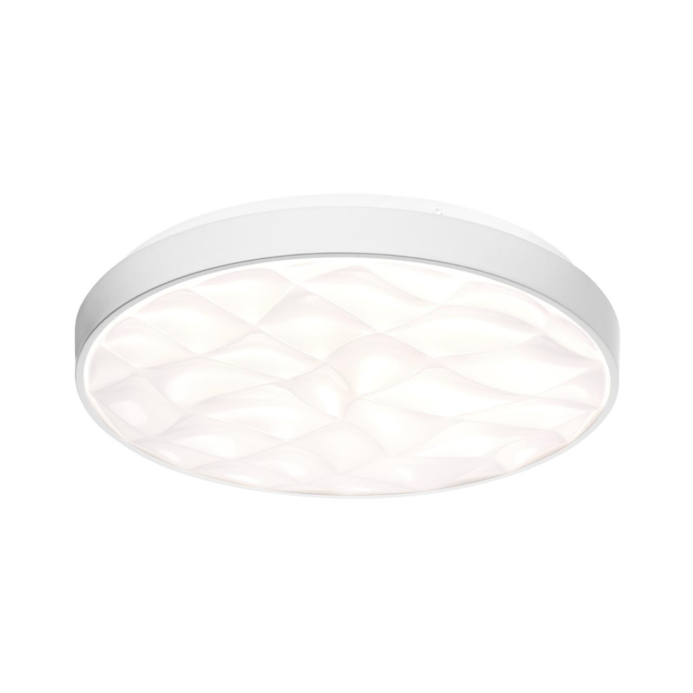 7672/EL PALE SN 000 Светильник пластик/белый LED 70Вт 3000-6000К D485 IP43 пульт ДУ GITUM