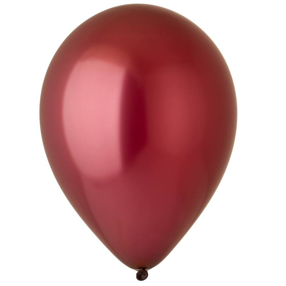 Шар латексный Металлик 30 см (Красный)