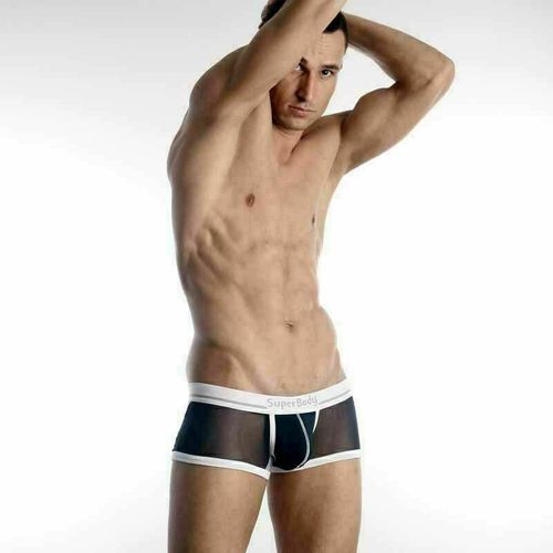 Мужские трусы хипсы темно-синие Superbody