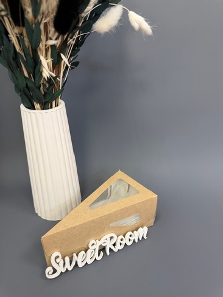 Упаковка Window kraft 16х16х8х6 треугольная под кусочек