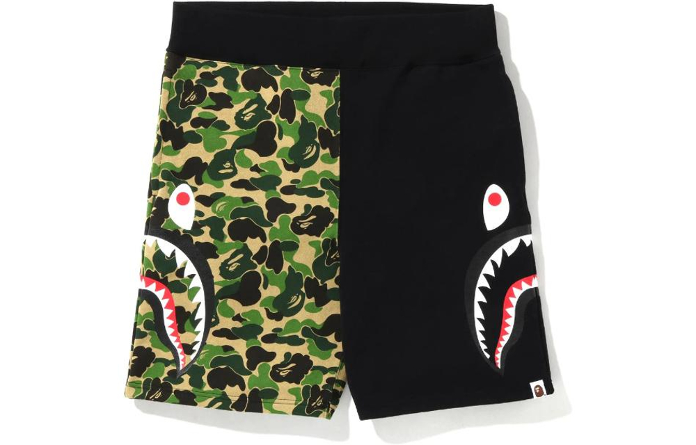 A Bathing Ape Abc Camo Side Shark Sweat Шорты