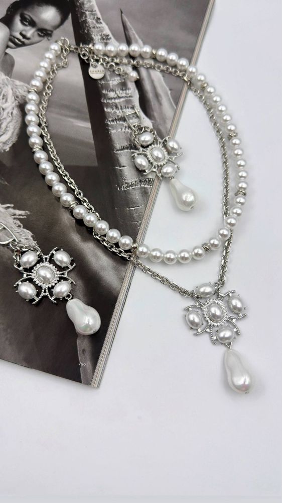 Серьги &quot;Габриэль мини&quot;, оттенок серебро