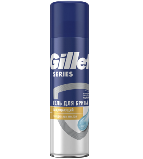 GILLETTE TGS Гель для бритья 200м с Миндальным маслом