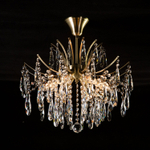 Citilux Селена CL302163 Люстра хрустальная Бронза