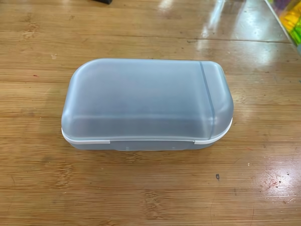 Мыльница закрытая Ария серая HM9017