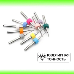 Мини сверла набор 10 штук / микро свёрла в боксе