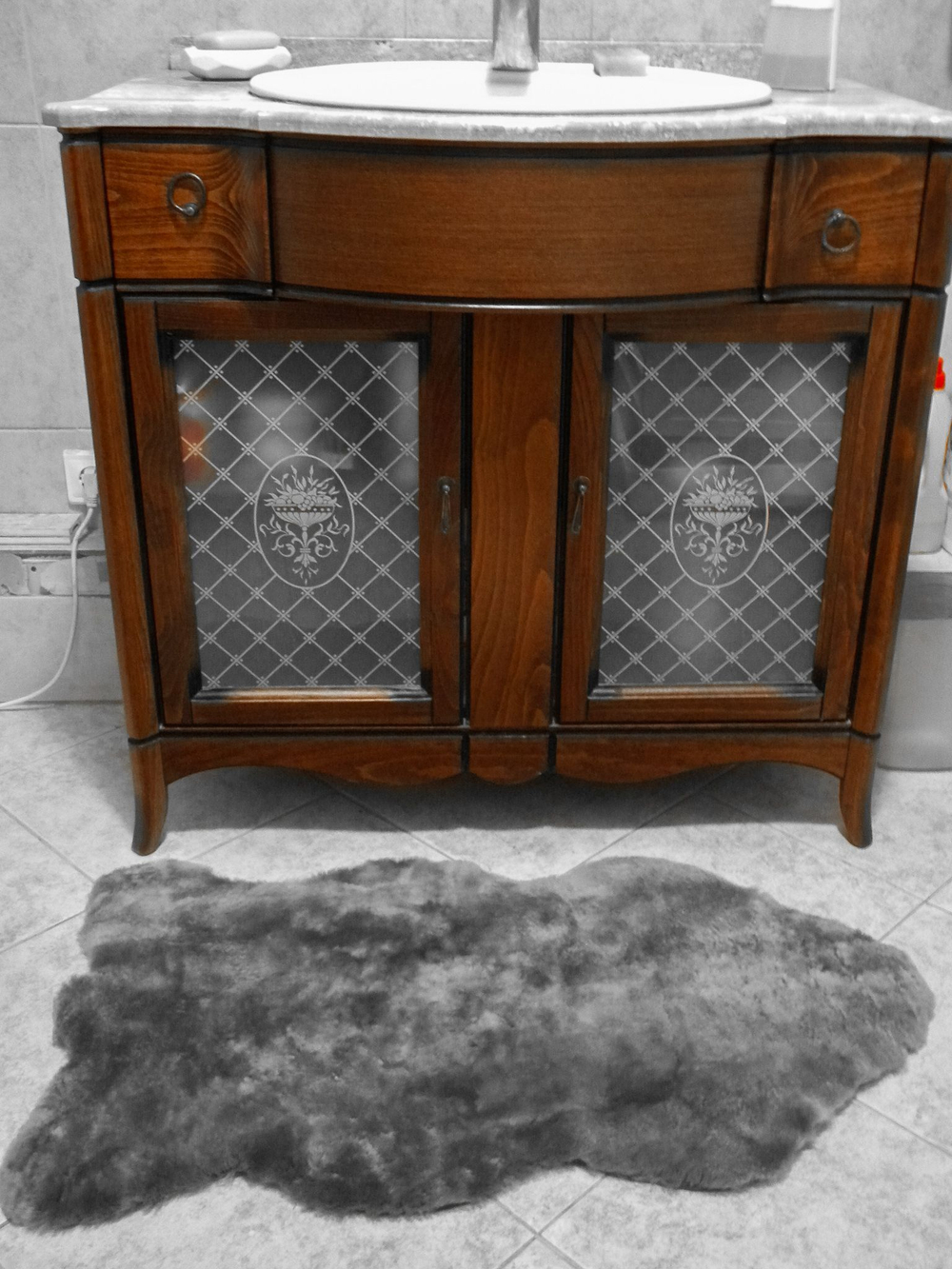 Декоративный коврик "MAGIC SHEEP" из натуральной овчины