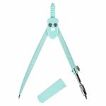 Циркуль ЮНЛАНДИЯ 120 мм, металлический, пастельные цвета ассорти, защитный колпачок, пластиковый пенал, дисплей, 210688