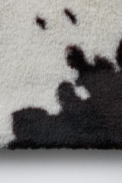 ZARA КУРТКА ИЗ ИСКУССТВЕННОГО МЕХА С ПРИНТОМ, РАЗНОЦВЕТНЫЙ