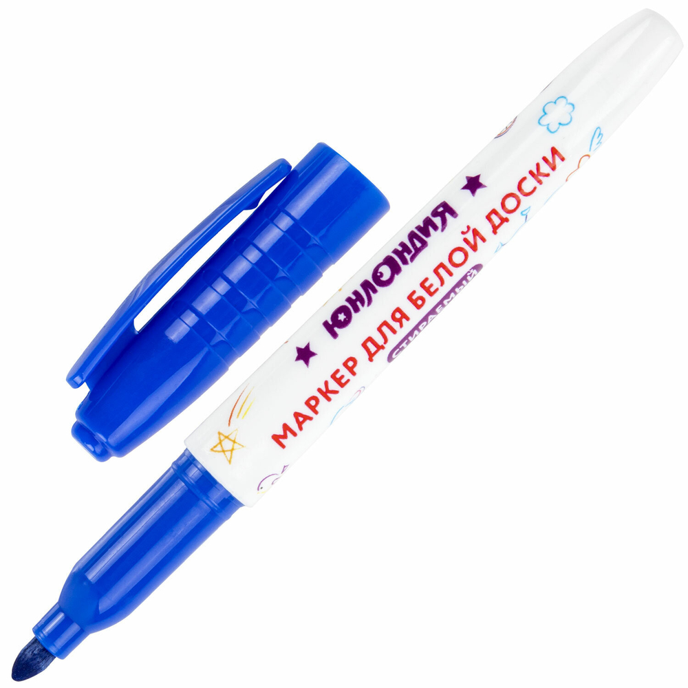 Маркеры стираемые для белой доски НАБОР 5 ЦВЕТОВ, ЮНЛАНДИЯ "COLORWAY", 3 мм, 152099