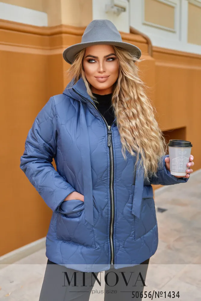 Куртка 1434-джинс Minova