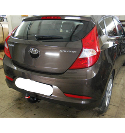 Фаркоп Oris на Hyundai Solaris 2014-.sedan, HB (паспорт и сертификат в комплекте,без электрики) 4260-A