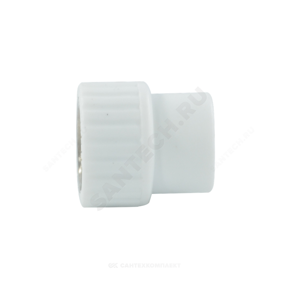 Муфта PP-R комбинированная белая Дн 20х3/4" ВР RTP (РосТурПласт) 10653