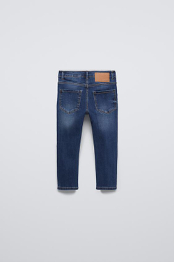 ZARA БАЗОВЫЕ ДЖИНСЫ СКИННИ, СИНИЙ