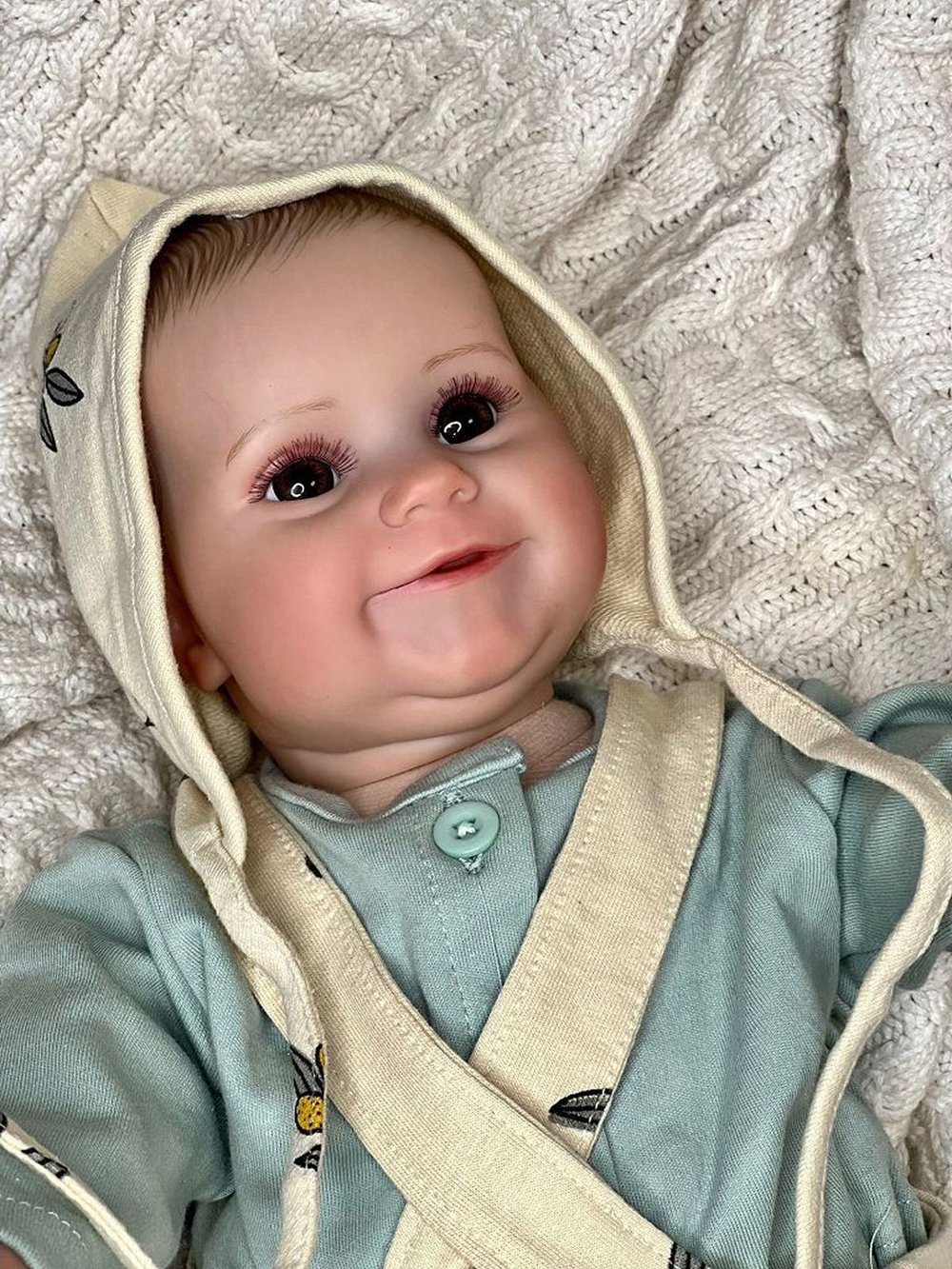 Кукла Реборн мягконабивная 50см в пакете (FA-015B)