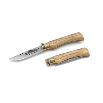Складной нож Antonini 9307/23_LU Olive XL c клинком из стали 420A, рукоять дерево (Олива)