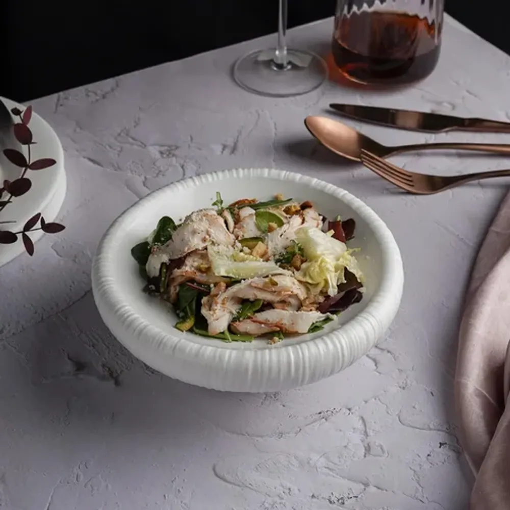 Салатник 200 мл d 17,5 см h7 см плоский White Moon P.L. Proff Cuisine [2]