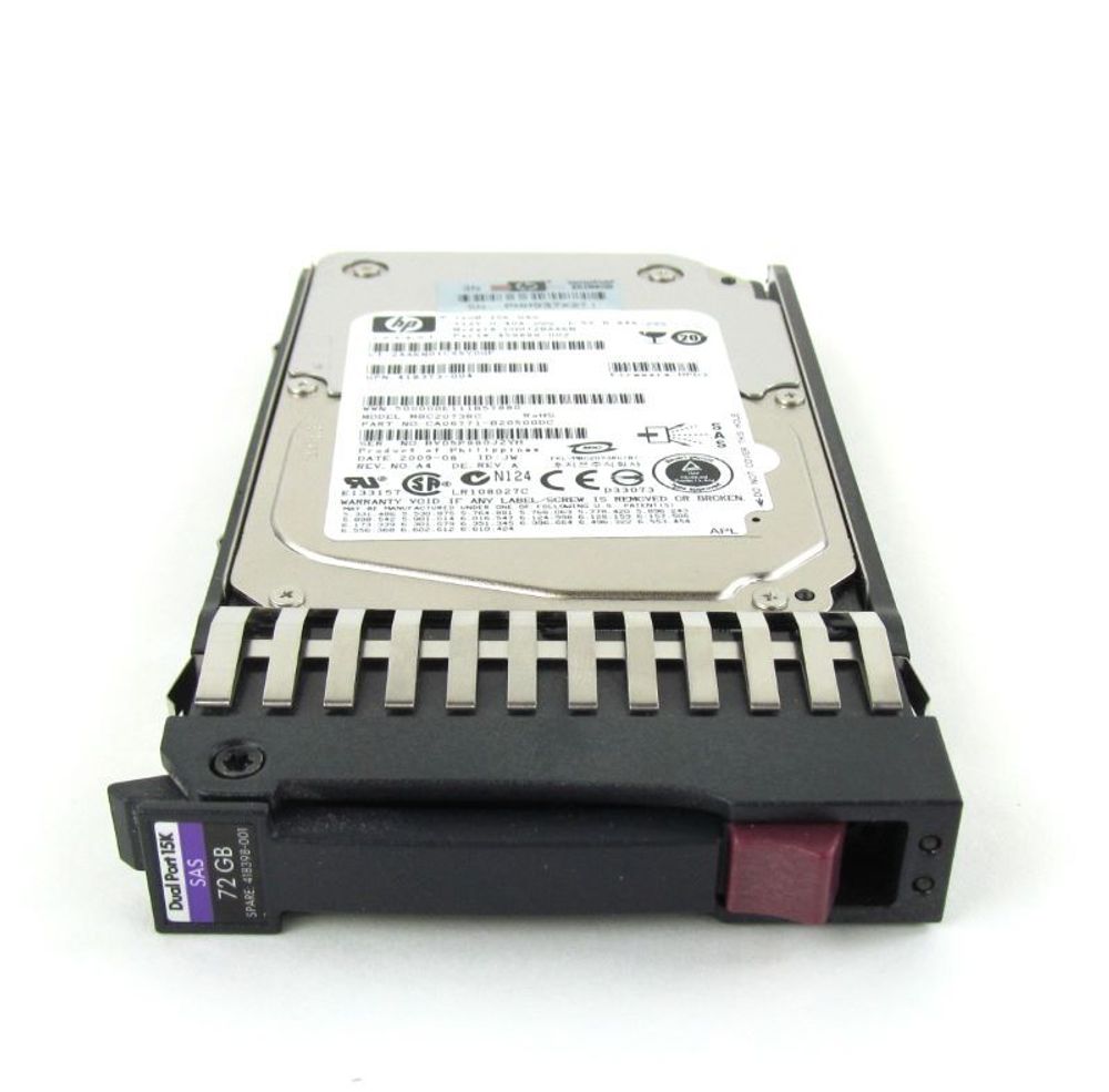 Жесткий диск HP SFF SAS 72Gb 15K Hot-Plug DP 2.5 418371-B21