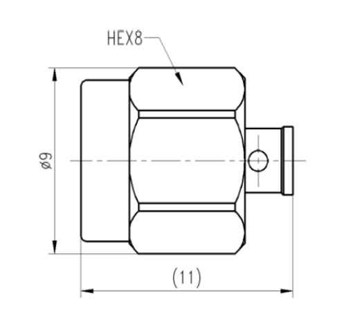 LT-SMAM-R2-27G, Коаксиальный переходник