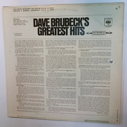 Dave Brubeck Dave Brubeck Greatest Hits(Europe 1967)