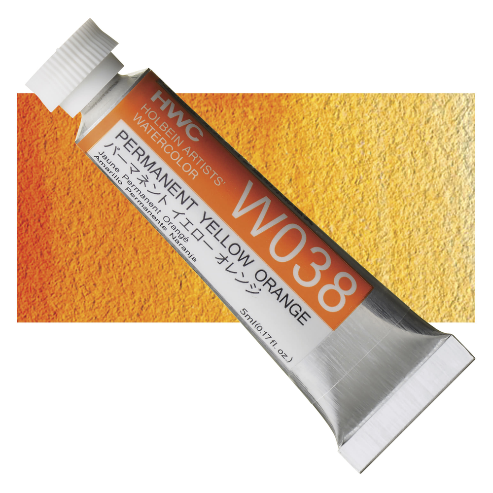 Акварель Holbein 5 мл. 038 [A] Permanent Yellow Orange