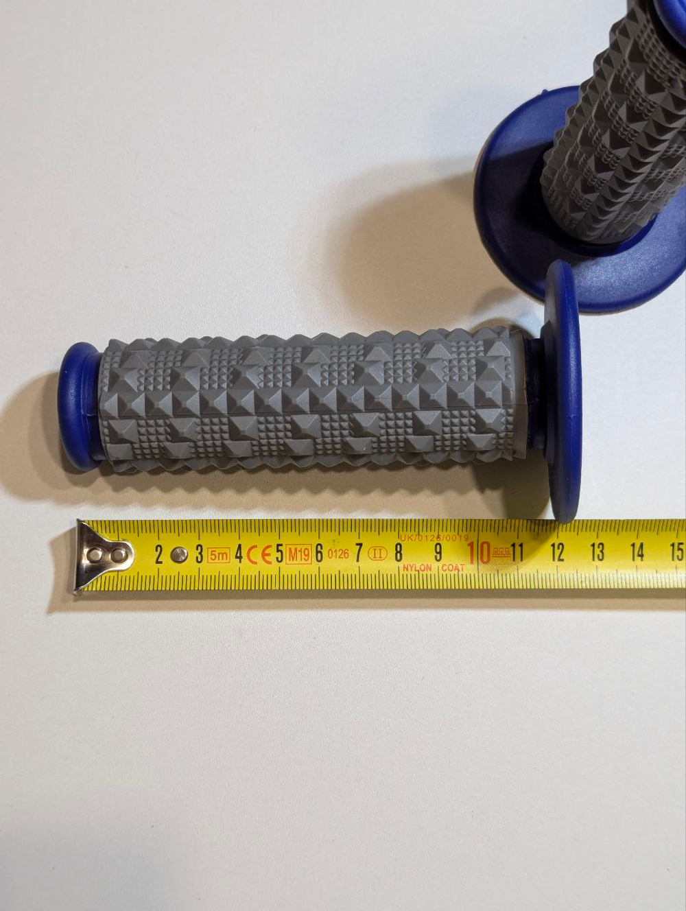 Ручки руля для мотоцикла , питбайка, скутера (грипсы) BUBBLE синие