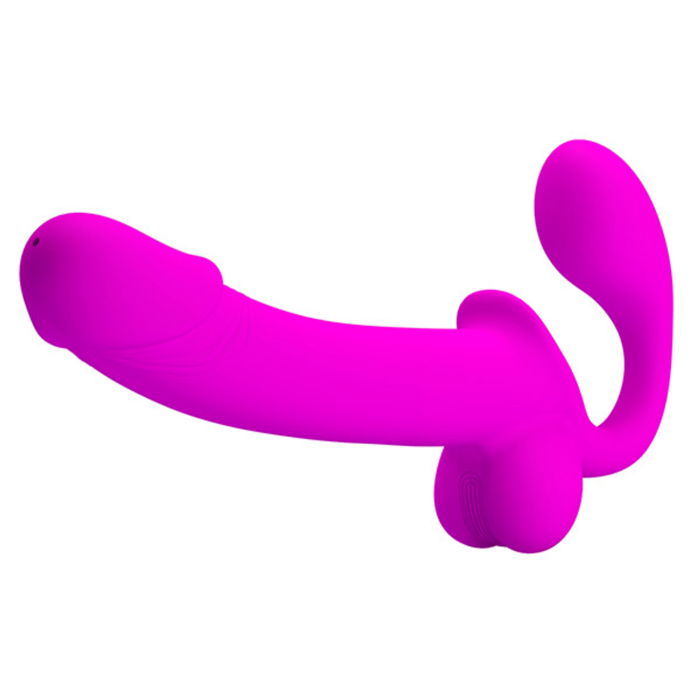 Лиловый безремневой страпон с эффектом эякуляции Pretty Love Kelpie BW-022067P