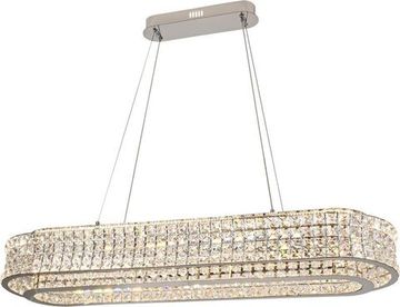 Люстра подвесная LED 150W 3000К-6000К 4024/09/12PL хром Karnelli Stilfort
