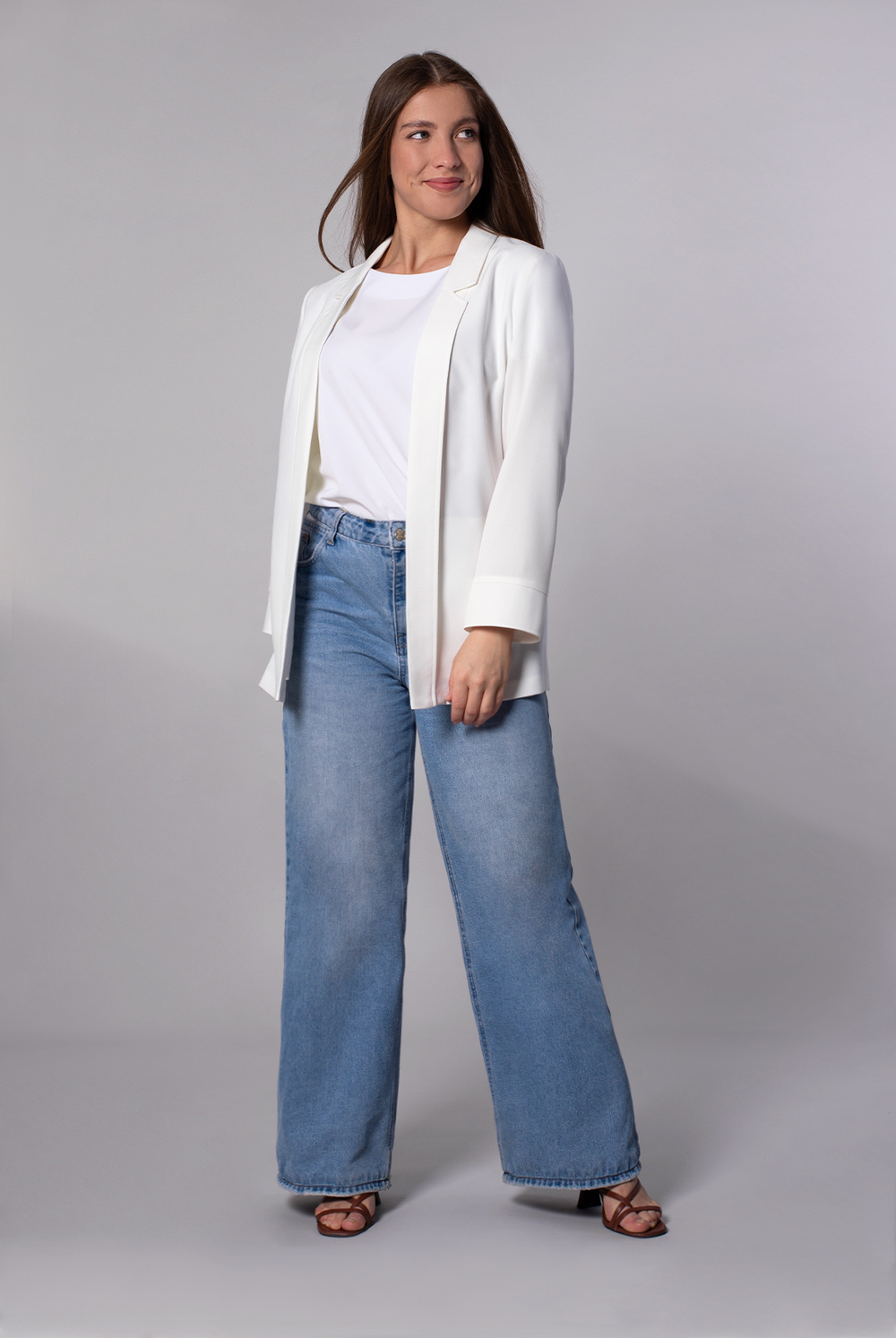 Жакет женский 3619зпа, белый #259Бел043619зпа