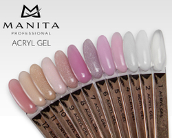 Manita Acryl Gel - Акригель для наращивания и укрепления ногтей 07, 15мл