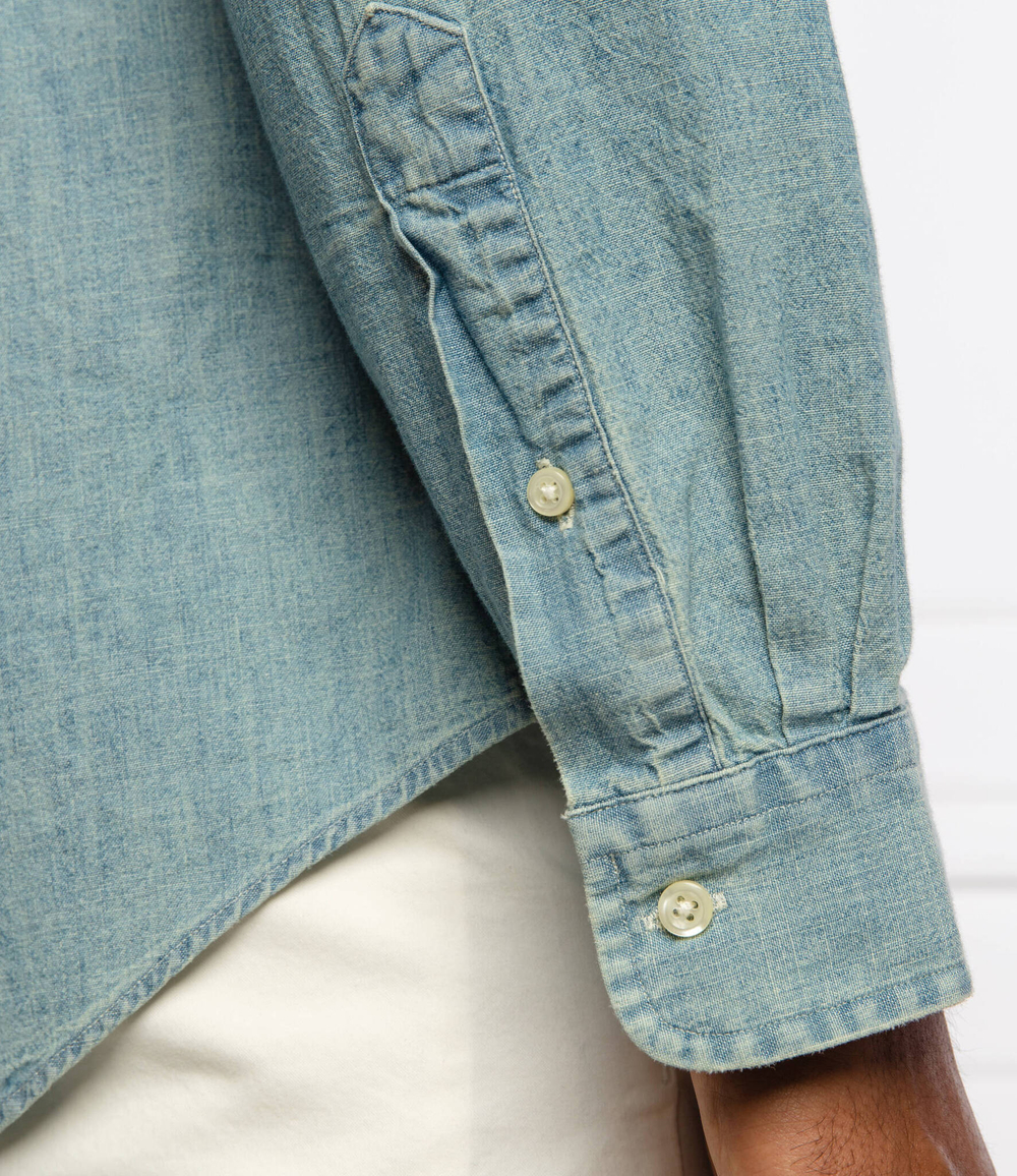 рубашка POLO RALPH LAUREN - голубой(710792042)