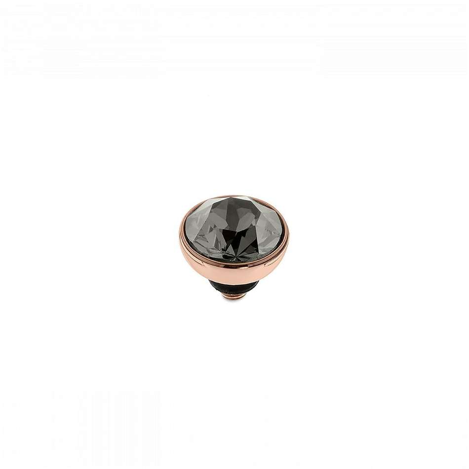 Шарм Qudo Bottone Black Diamond 8 мм 680111 BW/RG