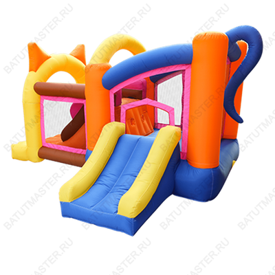 Батут для детей на дачу "Кошка" 3,35*2,9*2 м