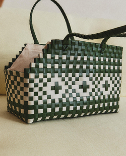 Сумка-переноска для питомца Zara Home, хлопок, зелёный, 1388/149