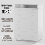 Белый пеленальный комод