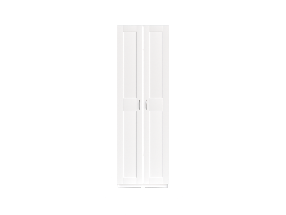 Шкаф Макс 2 двери 75х38х233 (белый)