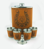 Набор подарочный Фляга и стопки Приношу удачу