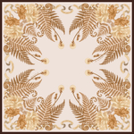 Платок «Папоротник Биры и Биджана»