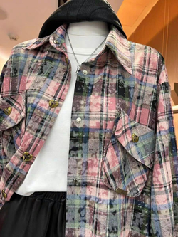 Рубашечная варенка КЛЕТКА красная