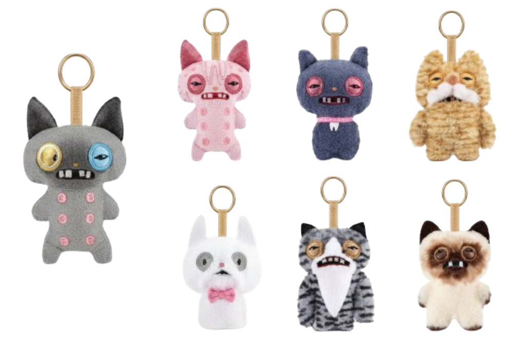Рандомный брелок Blind Box Fuggler Alley Cats Keychain Plush