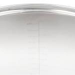 Кастрюля нерж, 16 л, с крыш, Daniks, ОБТ, SD-6HP-16, индукц