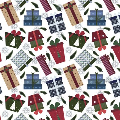 Новогодние подарки. Подарочные коробки.