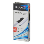 Ручка шариковая, масляная, Piano, чёрные чернила, серия "Piano Сorrect", белый корпус