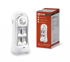 Светильник светодиодный аварийный СБА 2215DC 4+1LED 600mAh lithium battery DC IN HOME