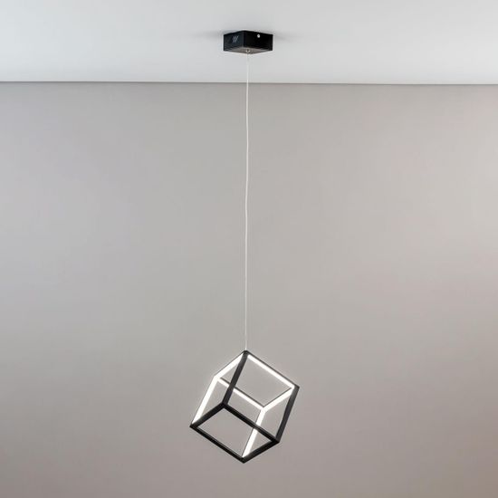CL719201 Куб Черный Св-к Подвес, LED 30W*4000K