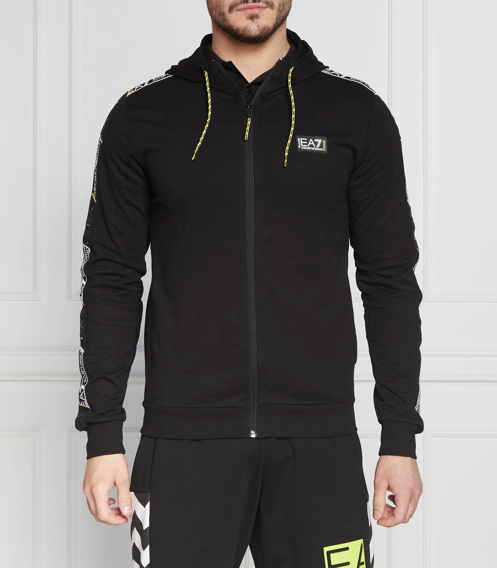 Худи EA7 - черный(3RPM09 PJ05Z)