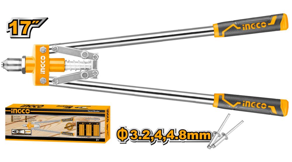 Заклепочник рычажный 420 мм. INGCO HR171